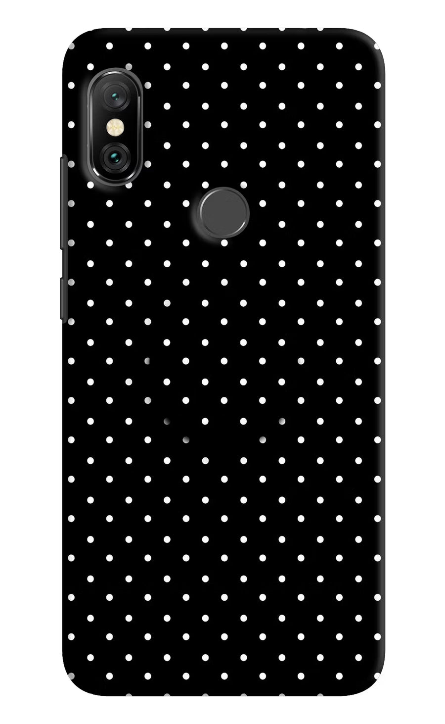 White Dots Redmi Note 6 Pro Pop Case, Hard case