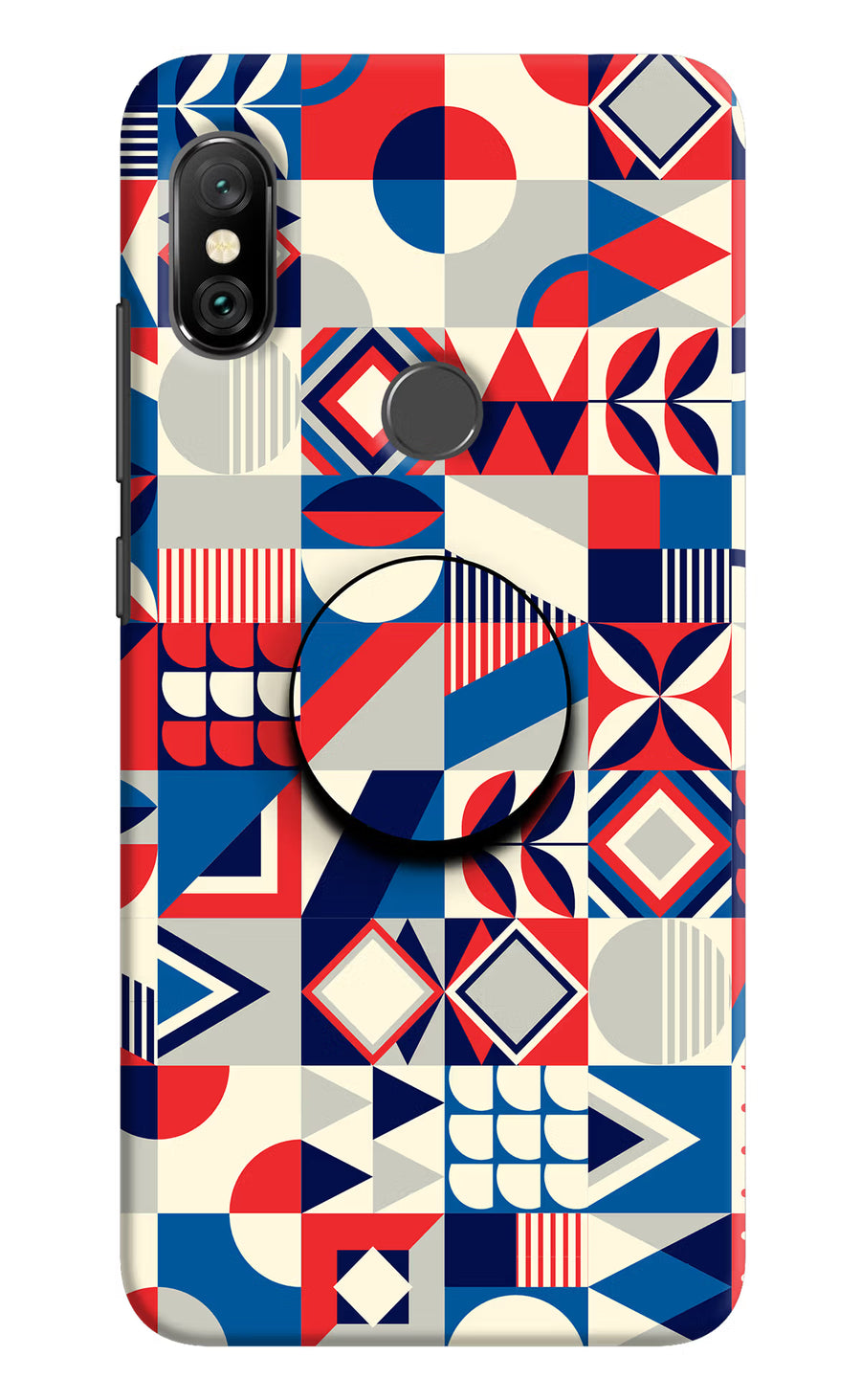 Colorful Pattern Redmi Note 6 Pro Pop Case, Hard case
