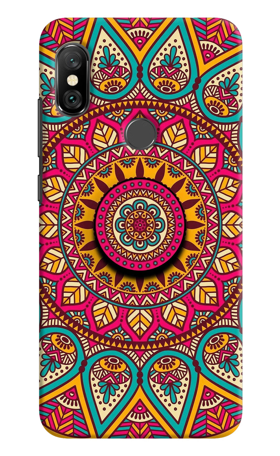 Mandala Redmi Note 6 Pro Pop Case, Hard case