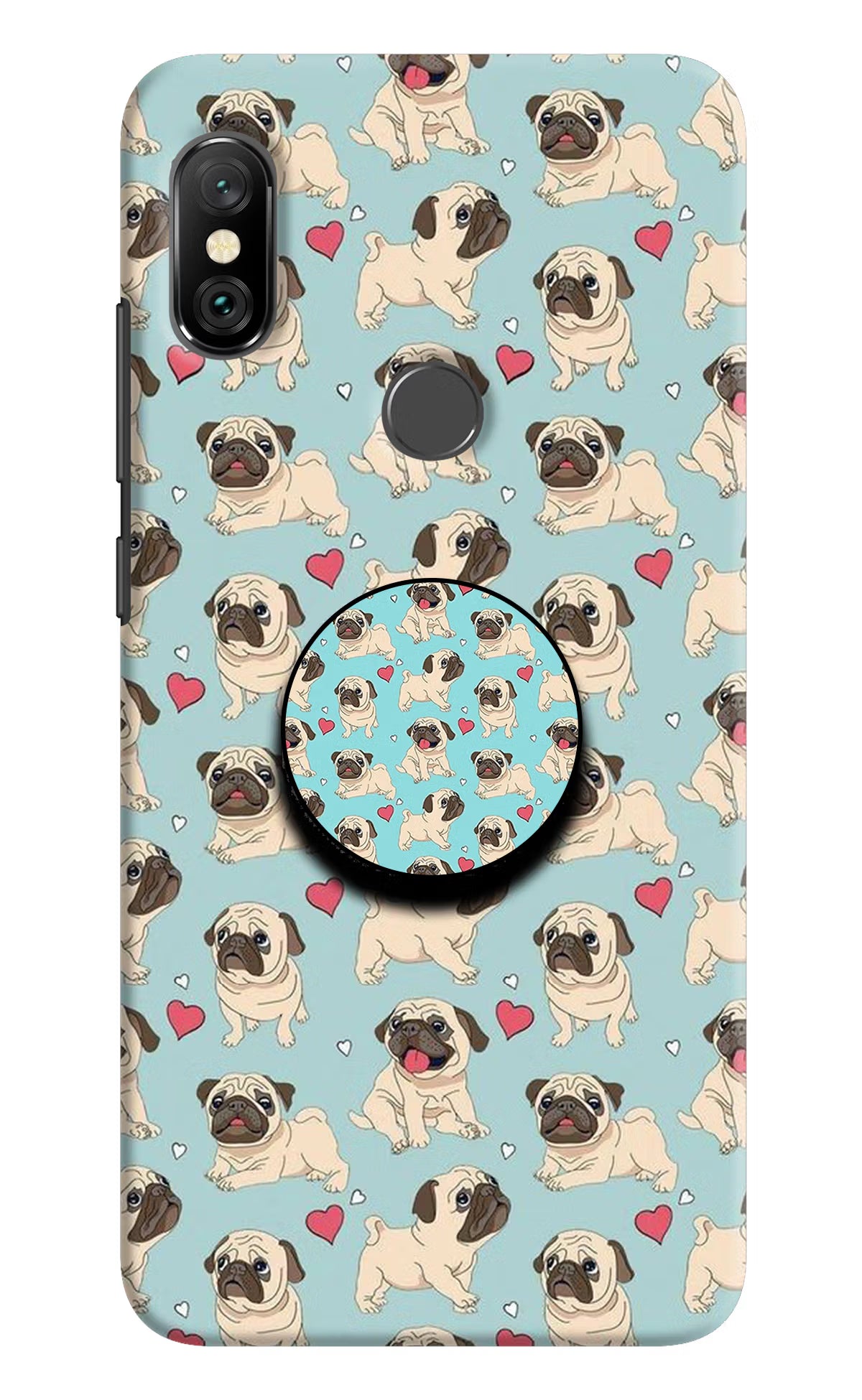 Pug Dog Redmi Note 6 Pro Pop Case by Casekaro