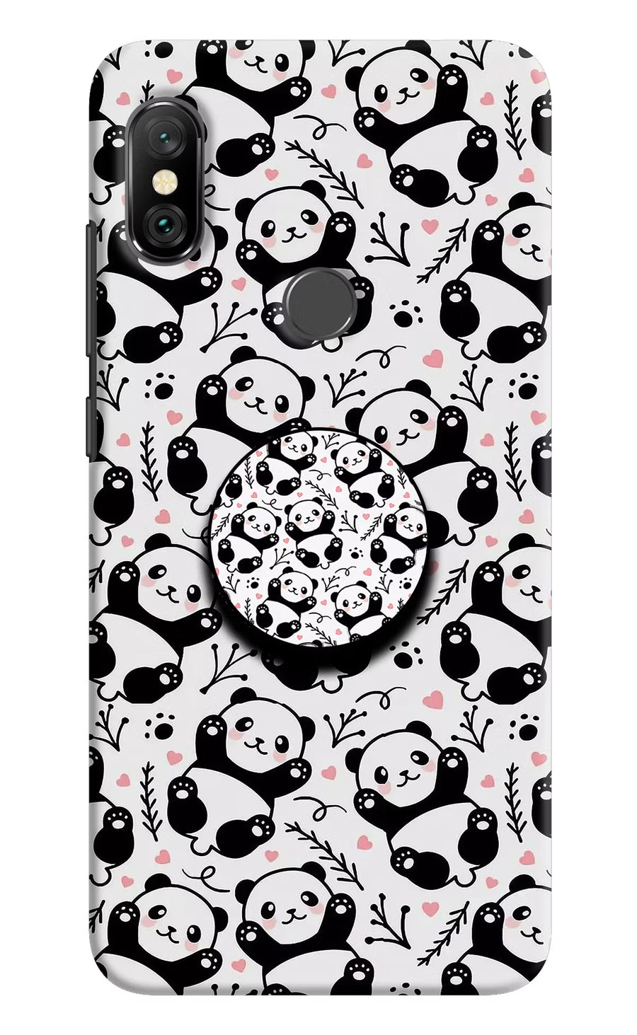 Cute Panda Redmi Note 6 Pro Pop Case, Hard case
