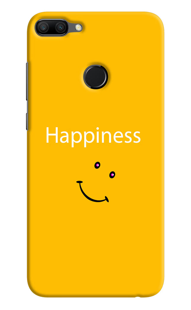 Happiness With Smiley Honor 9N Hard Case Back Cover by Casekaro