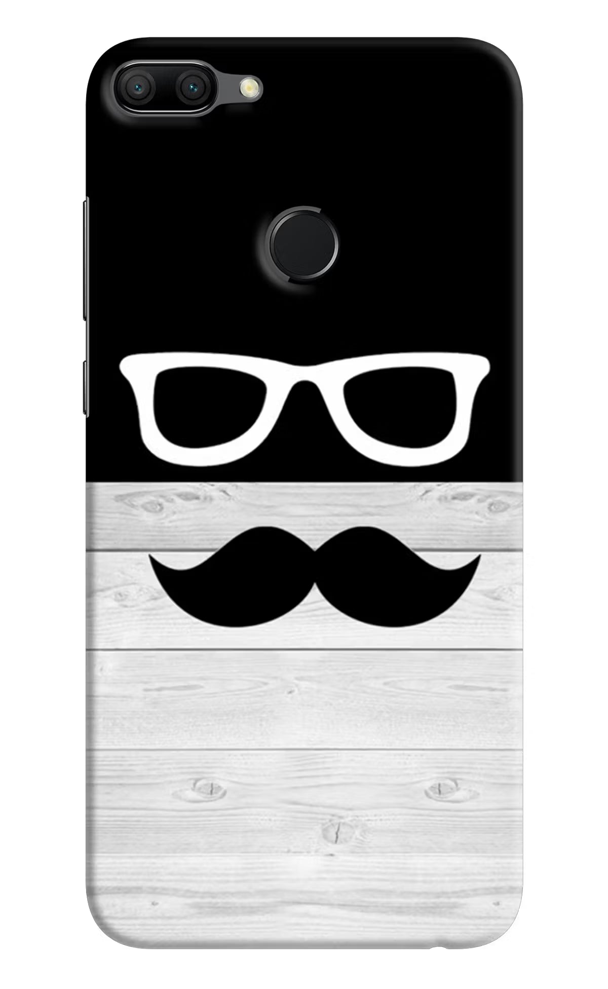 Mustache Honor 9N Hard Case Back Cover by Casekaro