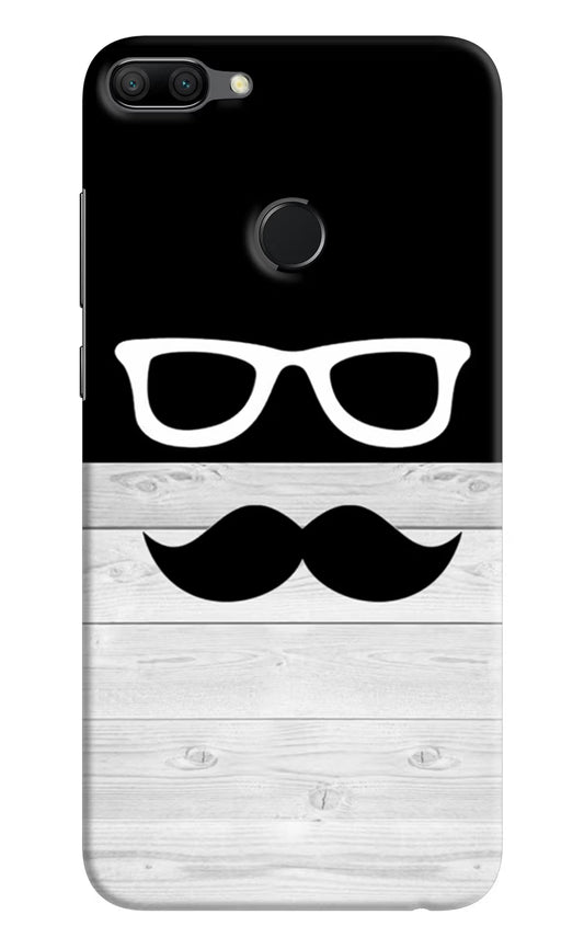 Mustache Honor 9N Hard Case Back Cover by Casekaro