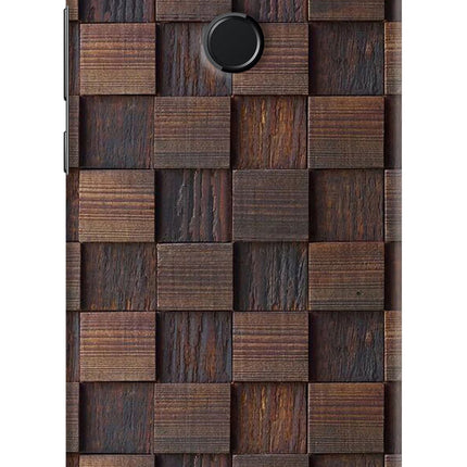 Wooden Cube Design Honor 9N Hard Case Back Cover by Casekaro