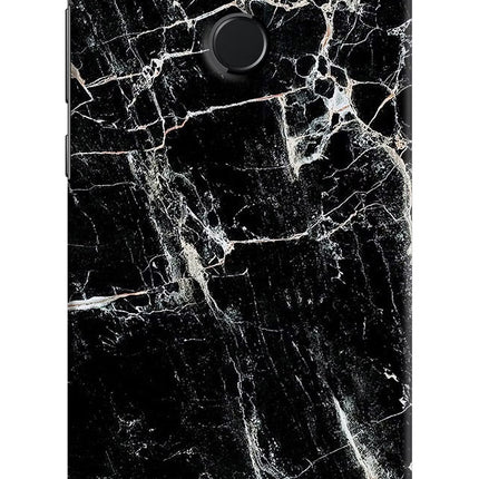 Black Marble Texture Honor 9N Hard Case Back Cover by Casekaro