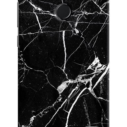 Black Marble Pattern Honor 9N Hard Case Back Cover by Casekaro