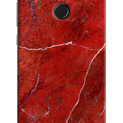 Red Marble Design Honor 9N Hard Case Back Cover by Casekaro