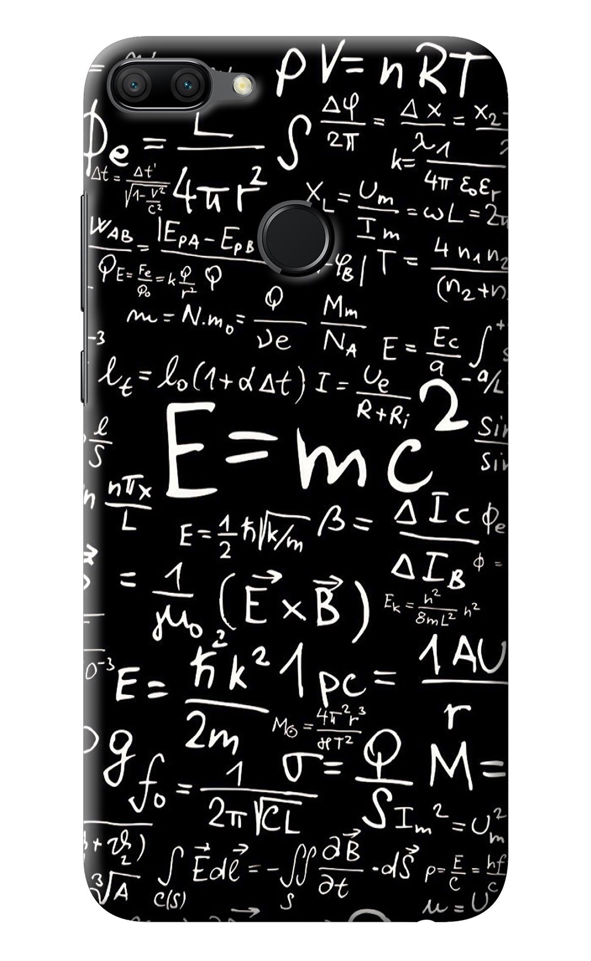 Physics Albert Einstein Formula Honor 9N Back Cover