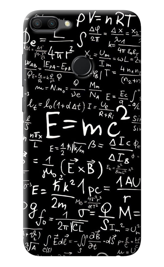 Physics Albert Einstein Formula Honor 9N Back Cover