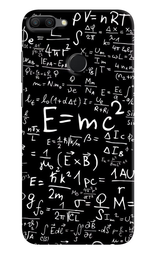 Physics Formula Honor 9N Hard Case Back Cover by Casekaro