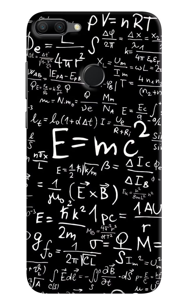 Physics Formula Honor 9N Hard Case Back Cover by Casekaro