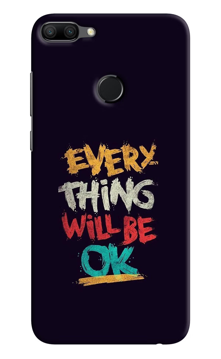 Everything Will Be Ok Honor 9N Back Cover, Hard case
