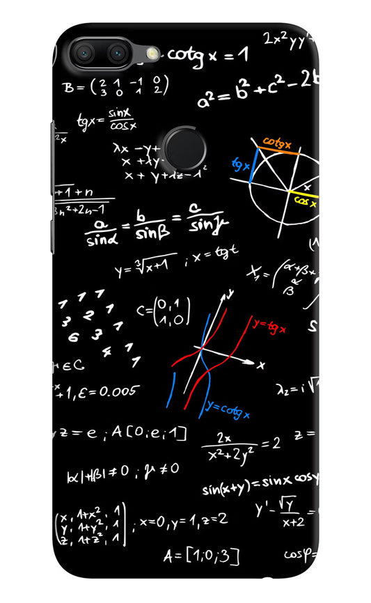 Mathematics Formula Honor 9N Hard Case Back Cover by Casekaro