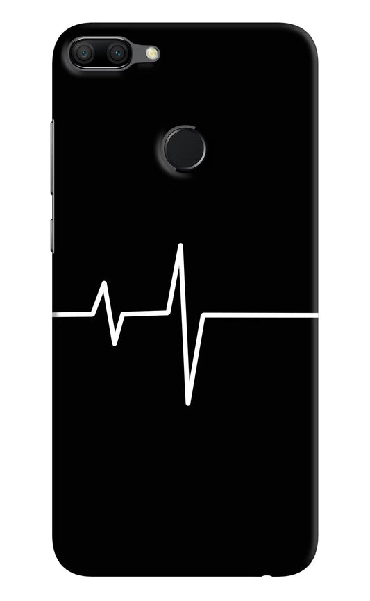 Heart Beats Honor 9N Hard Case Back Cover by Casekaro