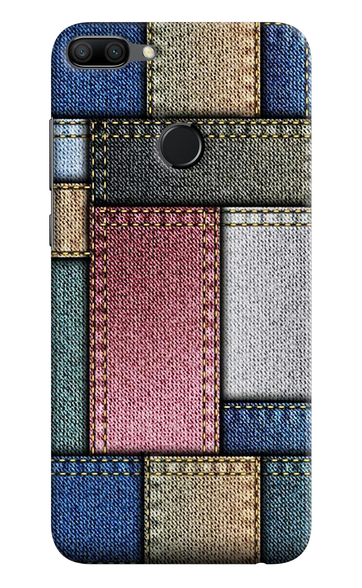 Multicolor Jeans Honor 9N Hard Case Back Cover by Casekaro