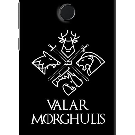 Valar Morghulis | Game Of Thrones Honor 9N Hard Case Back Cover by Casekaro