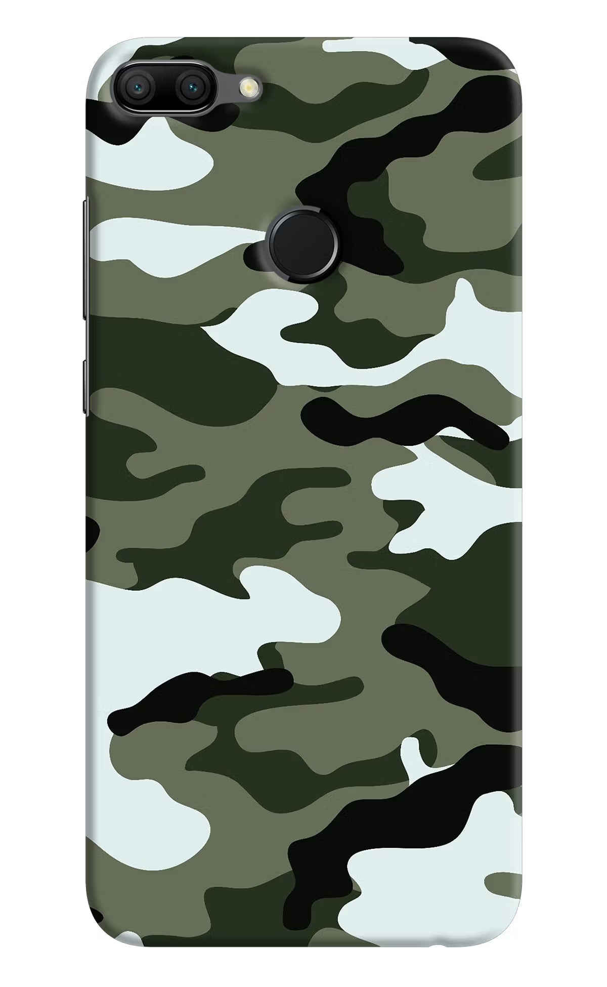 Camouflage Honor 9N Hard Case Back Cover by Casekaro