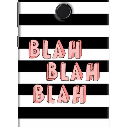 Blah Blah Blah Honor 9N Hard Case Back Cover by Casekaro