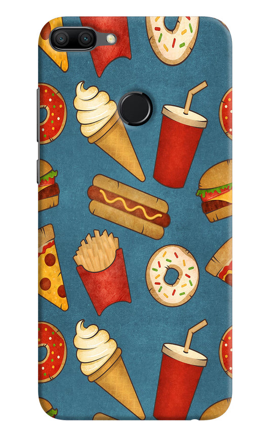 Foodie Honor 9N Hard Case Back Cover by Casekaro