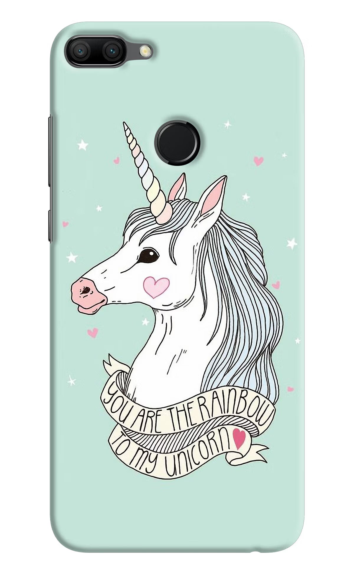 Unicorn Wallpaper Honor 9N Hard Case Back Cover by Casekaro