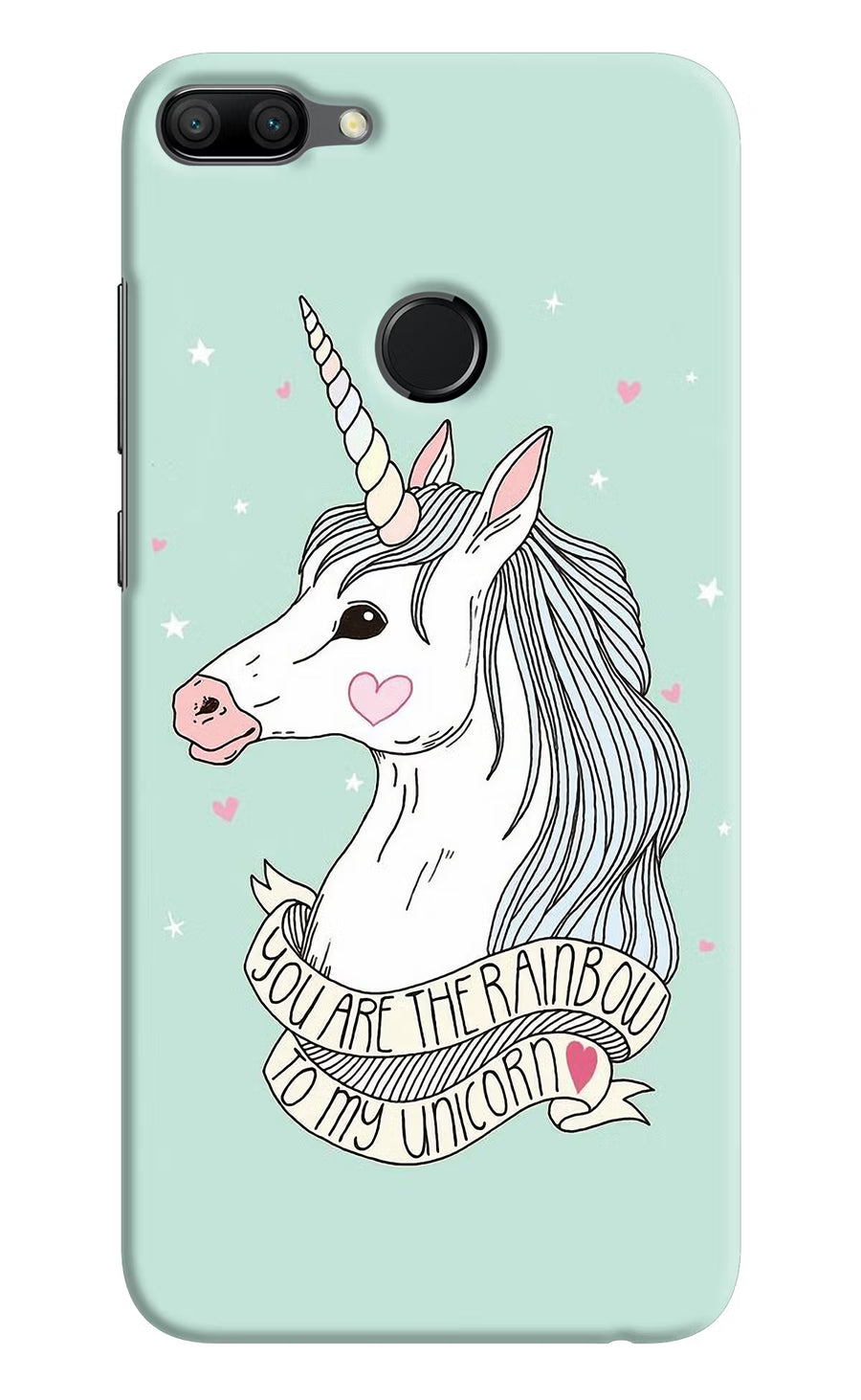 Unicorn Wallpaper Honor 9N Back Cover, Hard case