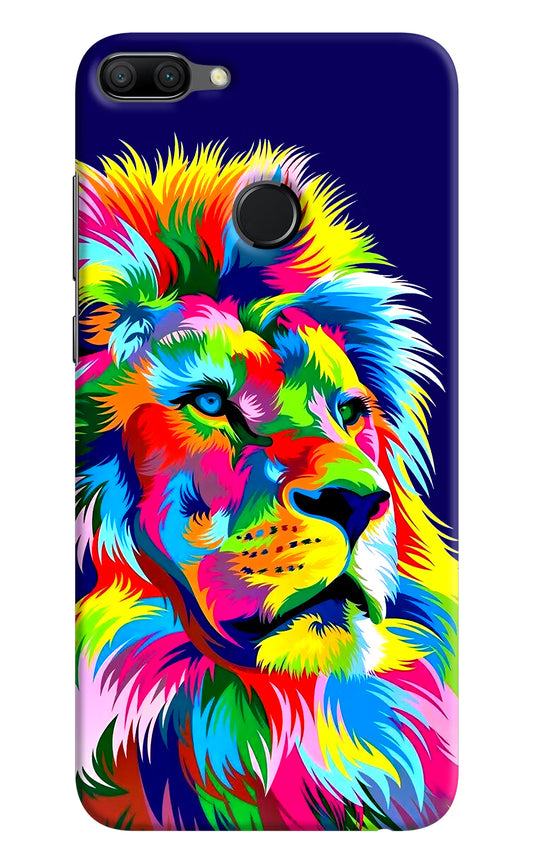 Vector Art Lion Honor 9N Hard Case Back Cover by Casekaro