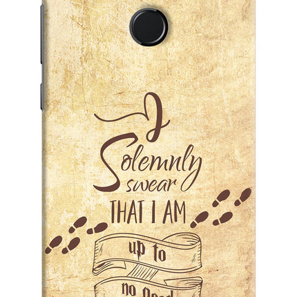 I Solemnly swear that i up to no good Honor 9N Hard Case Back Cover by Casekaro