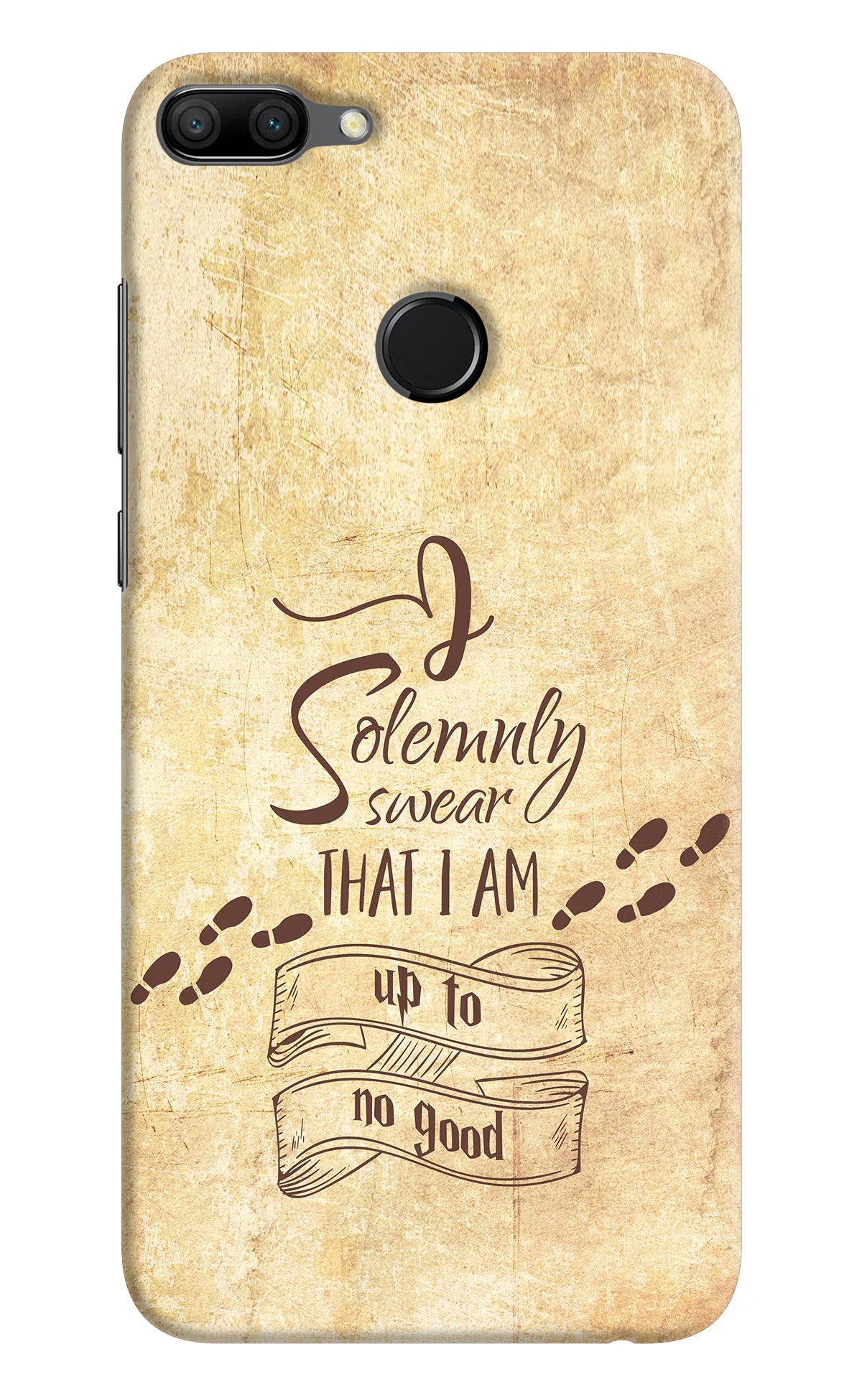 I Solemnly swear that i up to no good Honor 9N Hard Case Back Cover by Casekaro