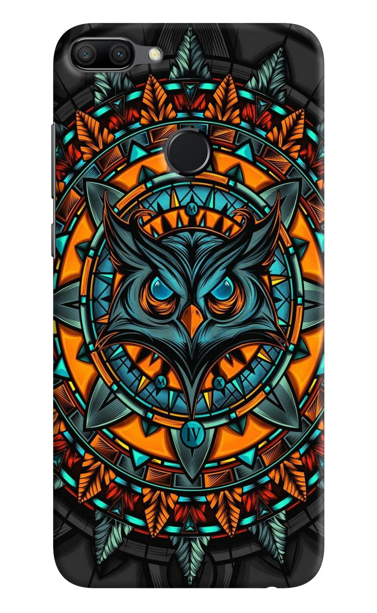 Angry Owl Art Honor 9N Hard Case Back Cover by Casekaro
