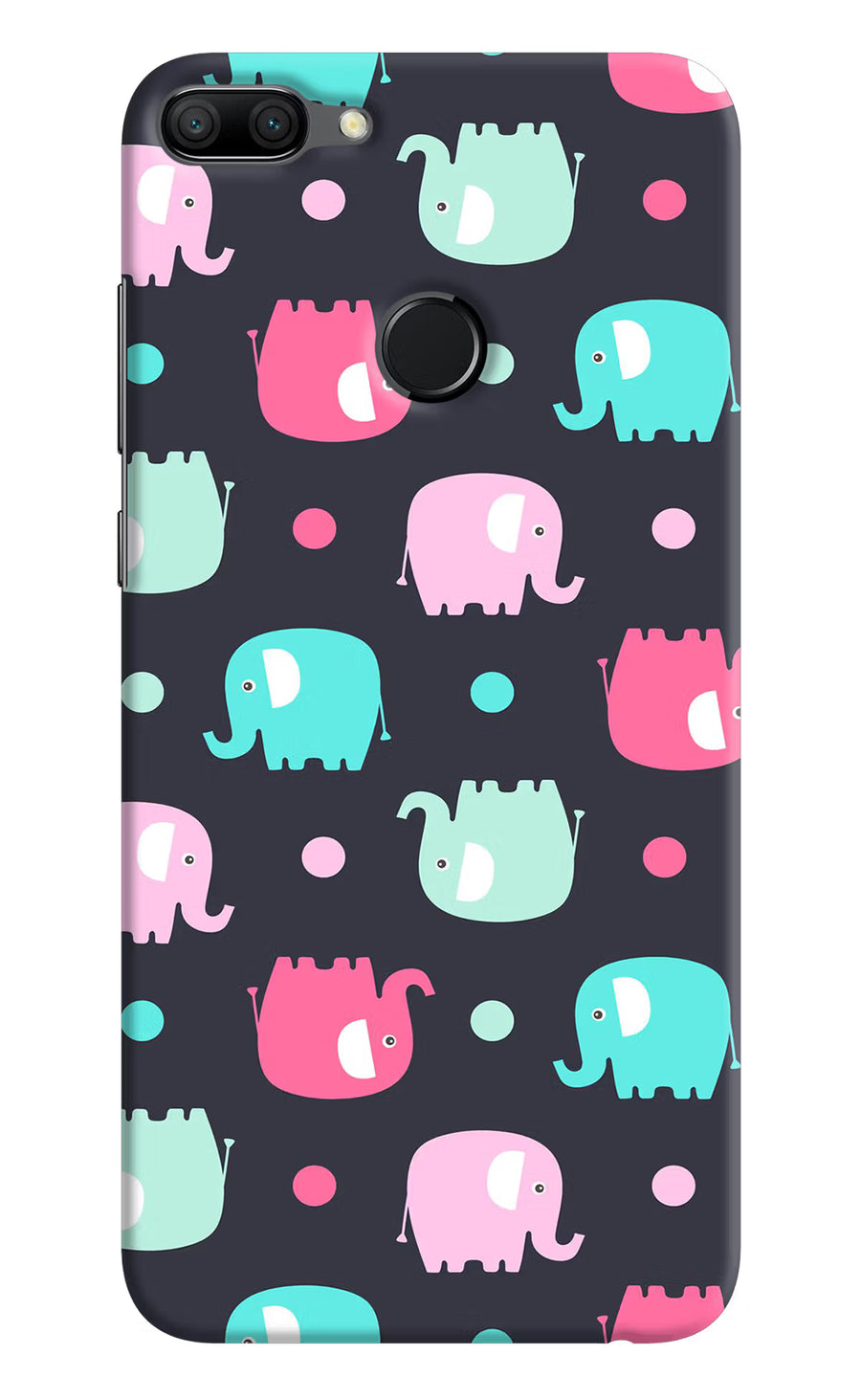 Elephants Honor 9N Back Cover, Hard case