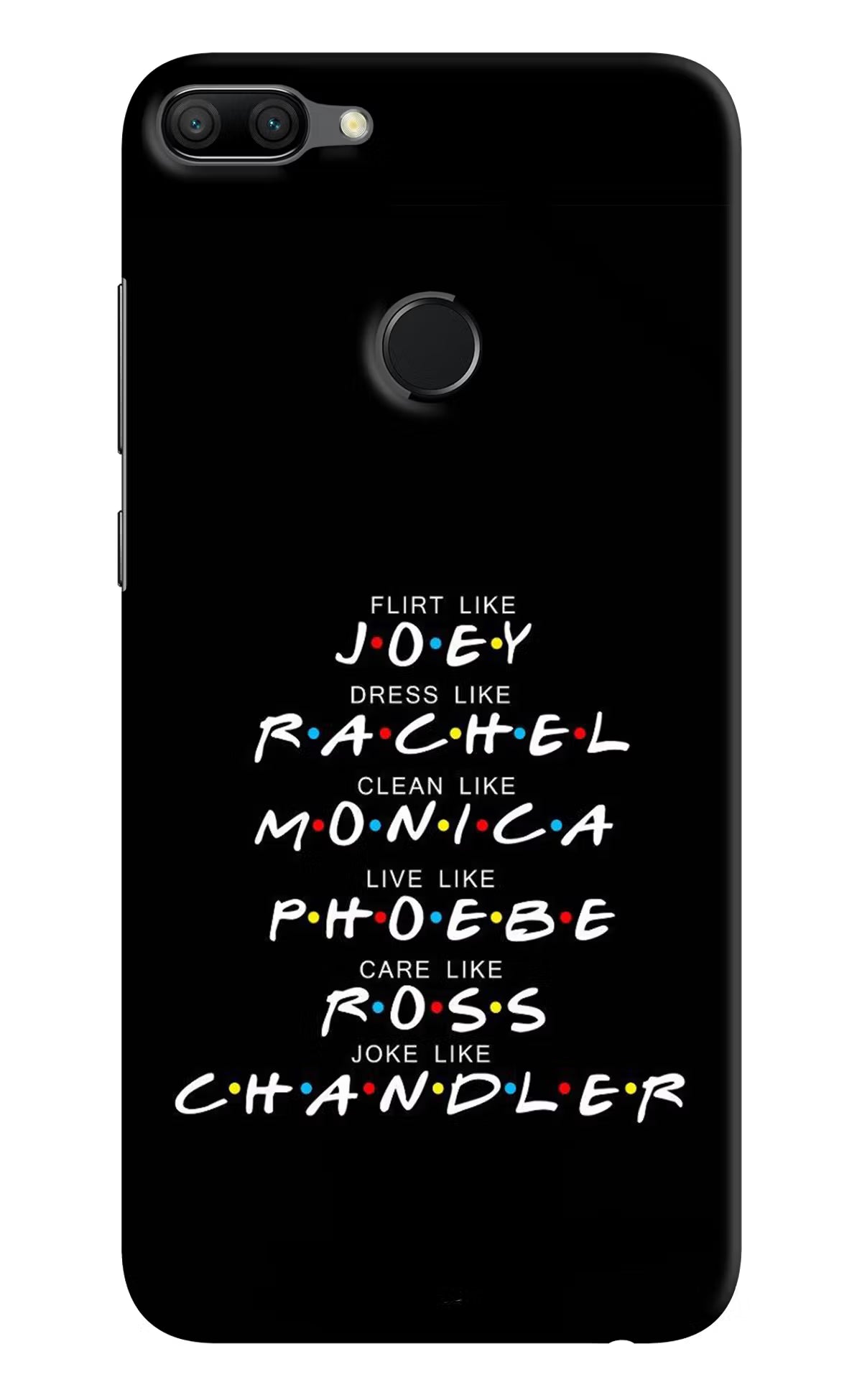 FRIENDS Character Honor 9N Hard Case Back Cover by Casekaro