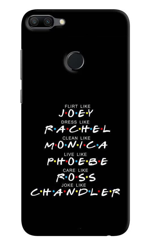 FRIENDS Character Honor 9N Hard Case Back Cover by Casekaro