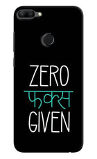 Zero Fucks Given Honor 9N Hard Case Back Cover by Casekaro