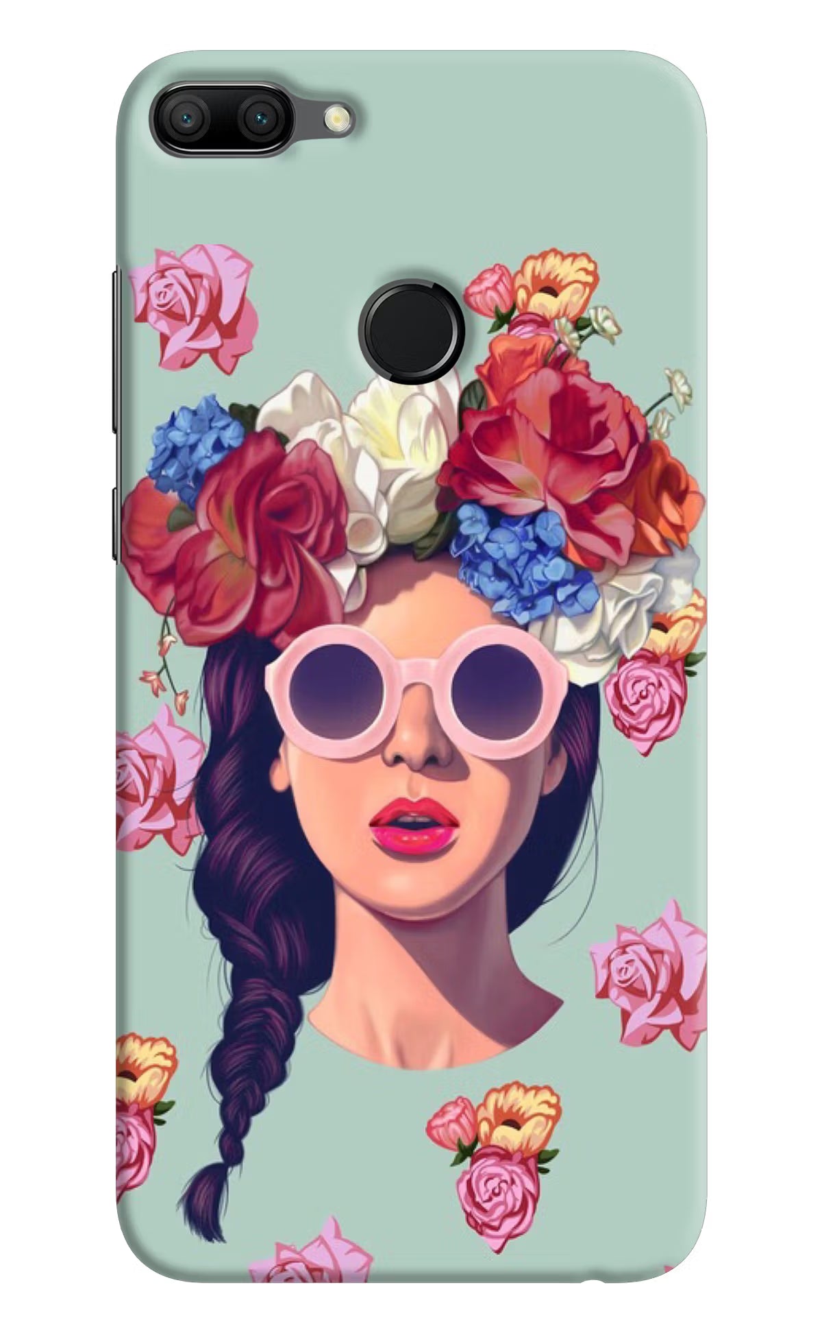 Pretty Girl Honor 9N Hard Case Back Cover by Casekaro