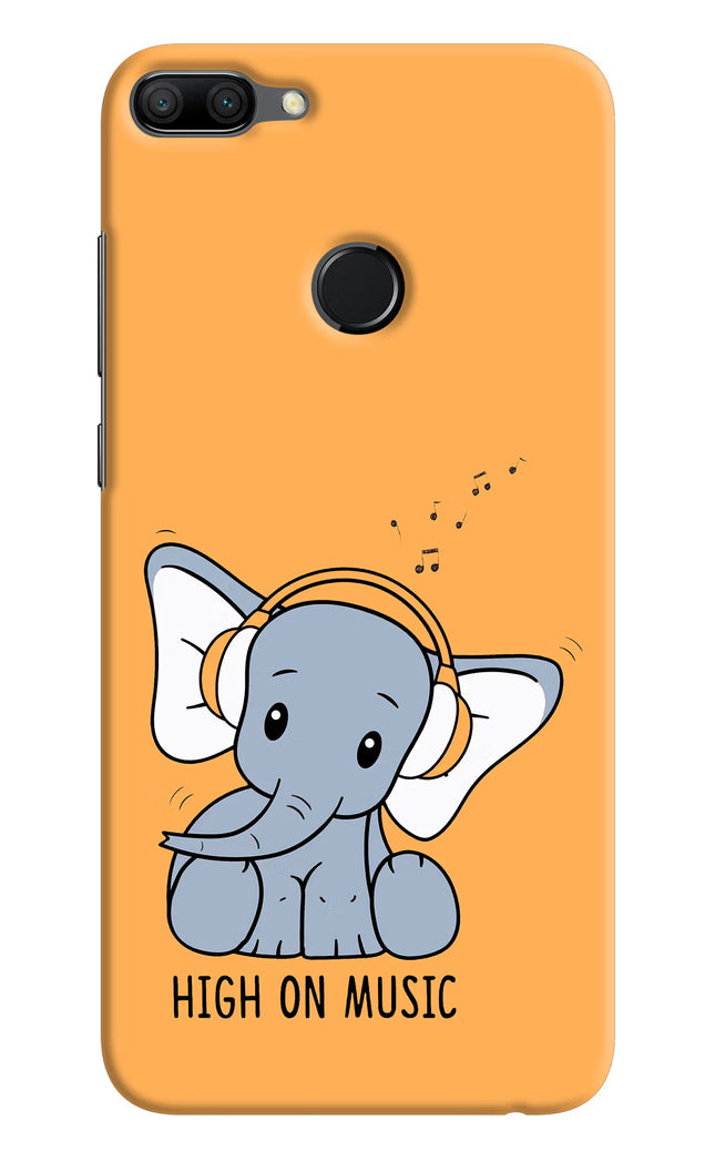 High On Music Honor 9N Hard Case Back Cover by Casekaro