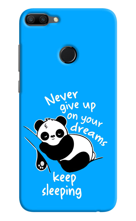 Keep Sleeping Honor 9N Hard Case Back Cover by Casekaro