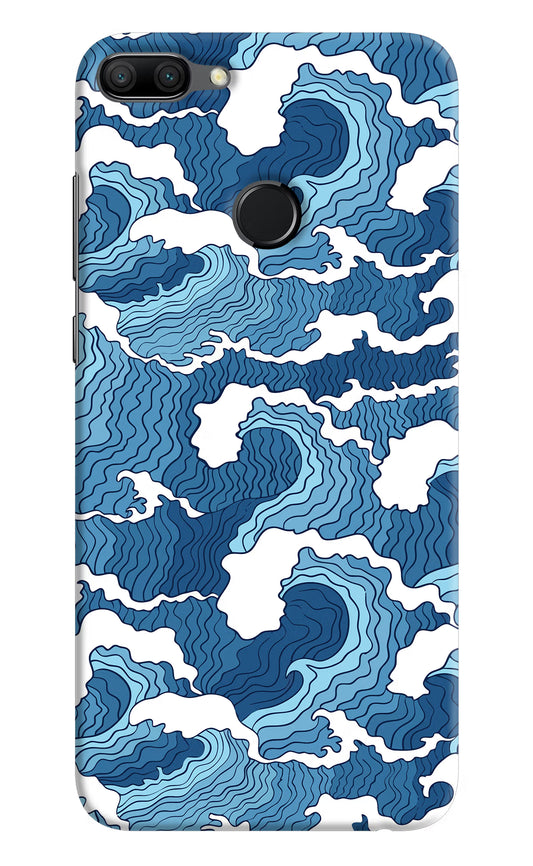 Blue Waves Honor 9N Hard Case Back Cover by Casekaro