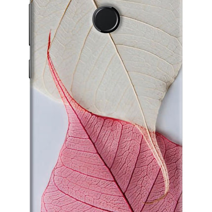 White Pink Leaf Honor 9N Hard Case Back Cover by Casekaro