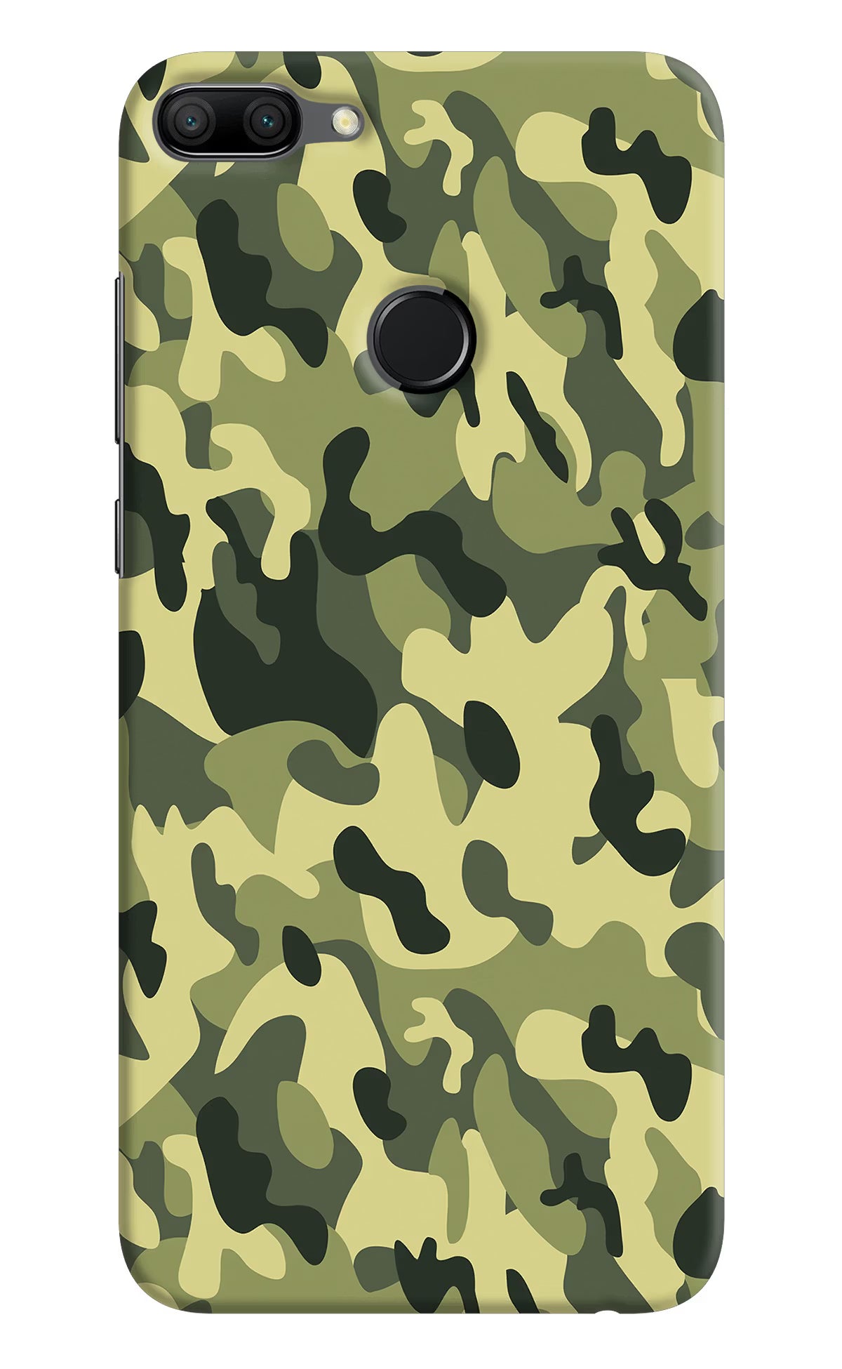 Camouflage Honor 9N Hard Case Back Cover by Casekaro
