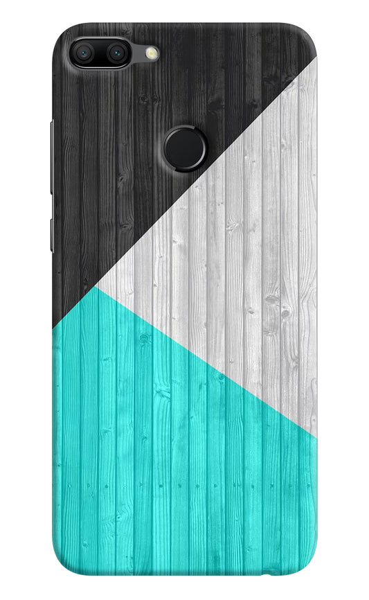 Wooden Abstract Honor 9N Hard Case Back Cover by Casekaro