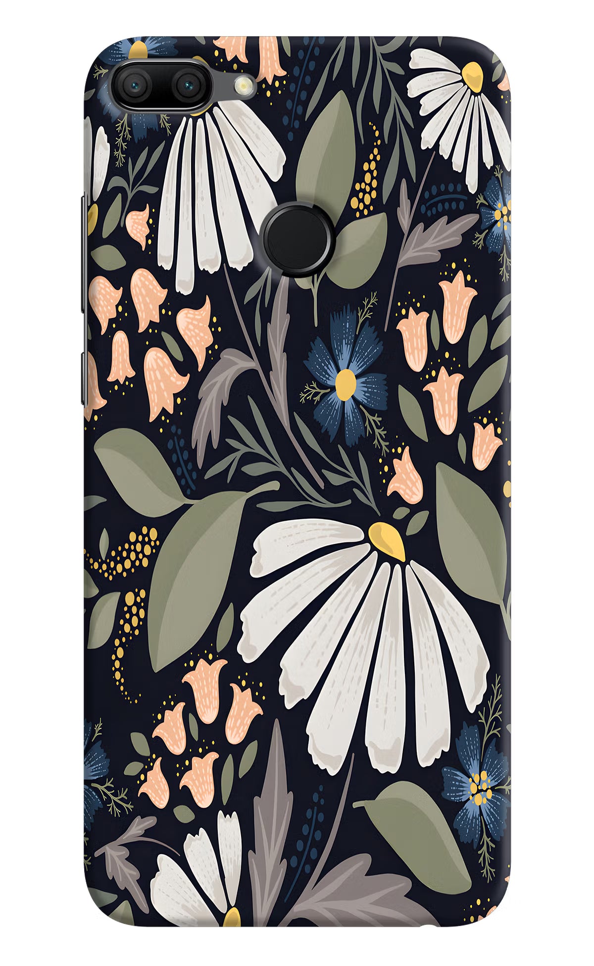 Flowers Art Honor 9N Hard Case Back Cover by Casekaro