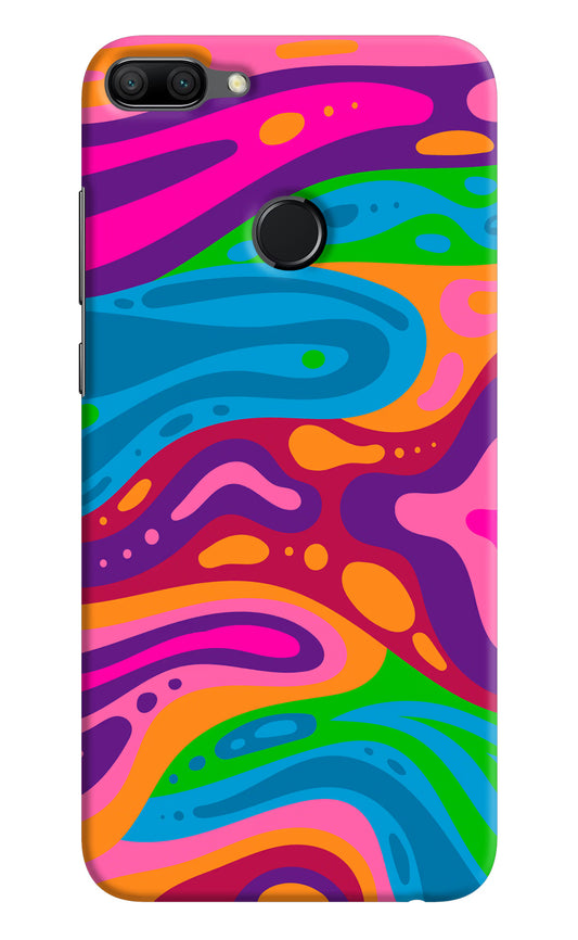 Trippy Pattern Honor 9N Hard Case Back Cover by Casekaro