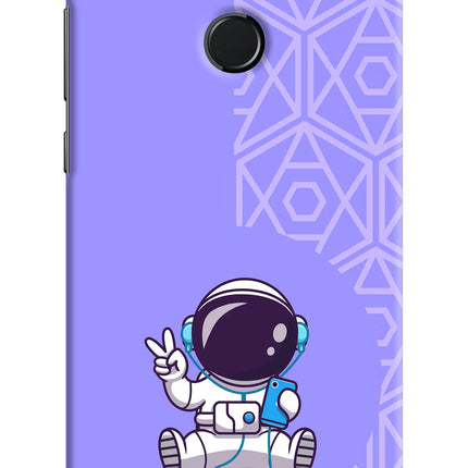 Cute Astronaut Chilling Honor 9N Hard Case Back Cover by Casekaro