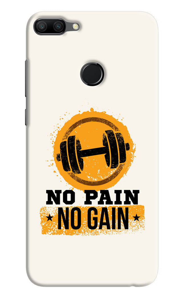 No Pain No Gain Honor 9N Hard Case Back Cover by Casekaro