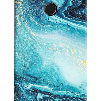 Blue Glitter Marble Honor 9N Hard Case Back Cover by Casekaro