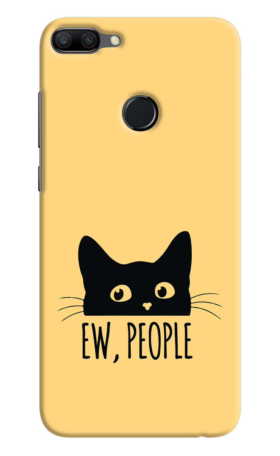 Ew People Catitude Honor 9N Back Cover, Hard case