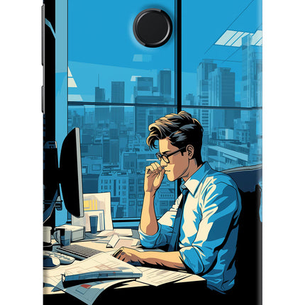 Focused Hustler (AI Generated) Honor 9N Hard Case Back Cover by Casekaro