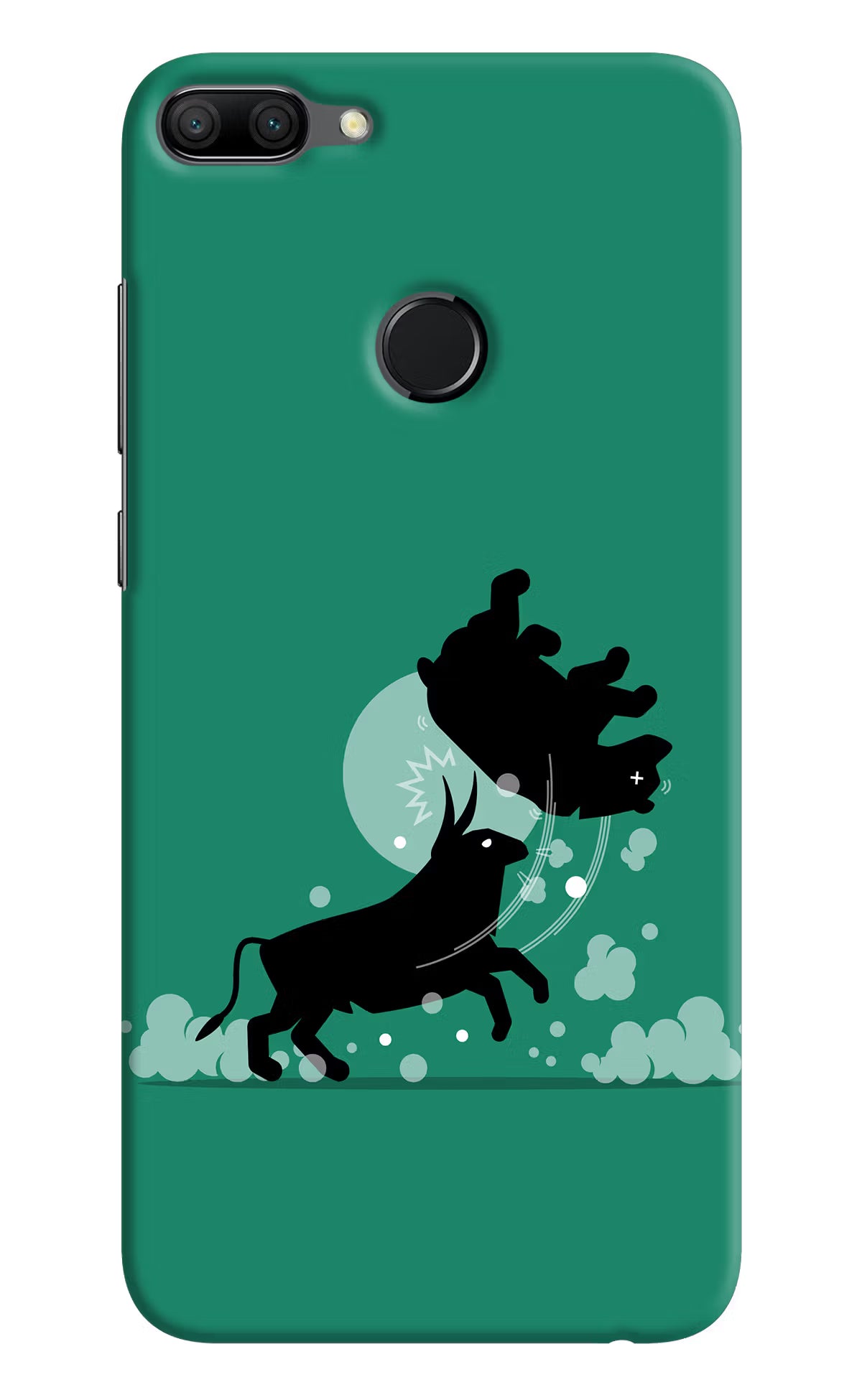 Bull Conqueror Honor 9N Hard Case Back Cover by Casekaro