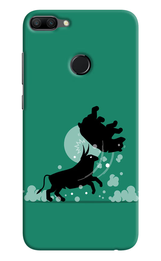 Bull Conqueror Honor 9N Hard Case Back Cover by Casekaro